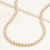 "Milestone Shine" Round Cut Bezel Set Tennis Necklace