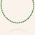 "Paloma" 19.5CTW Bezel-Set Pear Cut Tennis Necklace - Includes Extenders