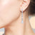 "Callisto" 11.9CTW Mixed-cuts Linear Dangle Earrings
