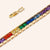 "In the WOW" 19CTW Rainbow Princess Cut Tennis Bracelet - Includes Extender - Gold