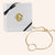 "Aura" 0.5CTW Pave Open Center Circle Pull-Tie Bracelet
