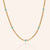 "Happy and I Know It" 1.9CTW Bezel Set Station Curb Chain Necklace
