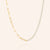 "Aurora" 4.8CTW Half Tennis & Clip Chain Necklace