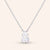 "Real Glam" 2.98CTW Pear Cut Pendant Necklace