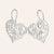 "Sacred Heart" High Polished Cut-out Heart Earrings
