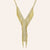 "Glam Tie" Curb Chain Tie Necklace