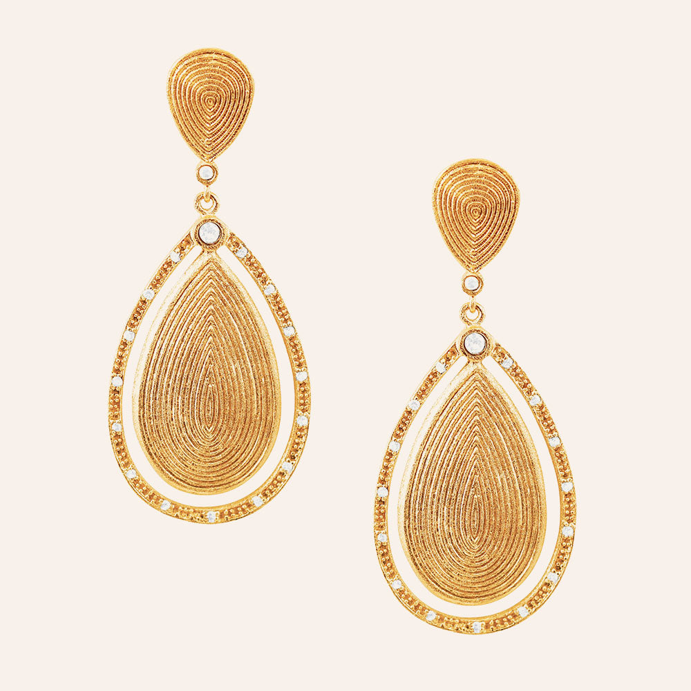 "Gypsy" Statement Earrings / Rose Gold