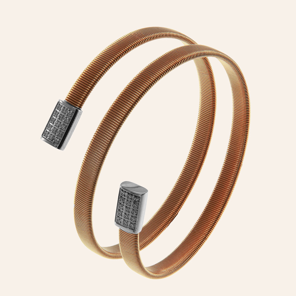 "Urban Diva" Two-Tone&Row Bracelet More Colors