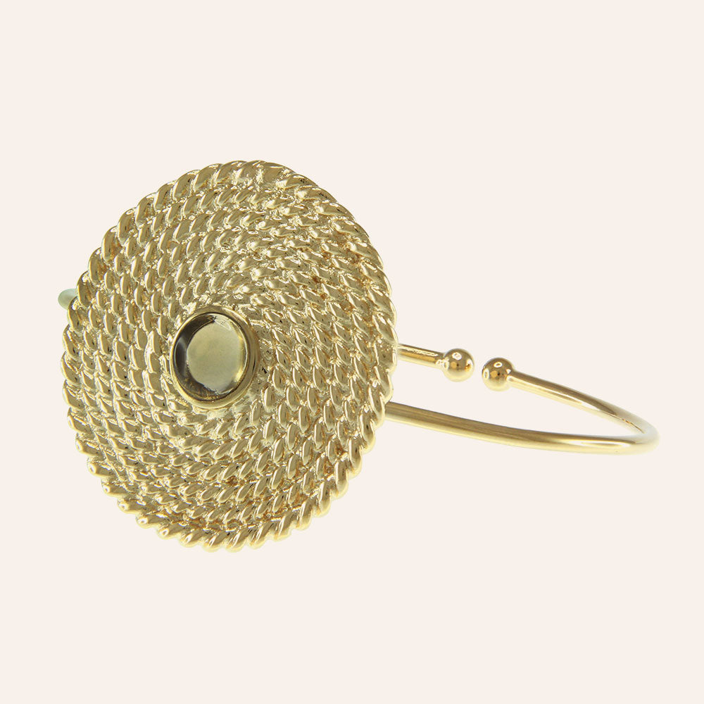 "Grecian Goddess" Medallion Cuff Bracelet