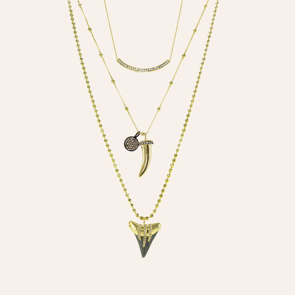 "Tribal Queen" Set of 3 Layering Necklace