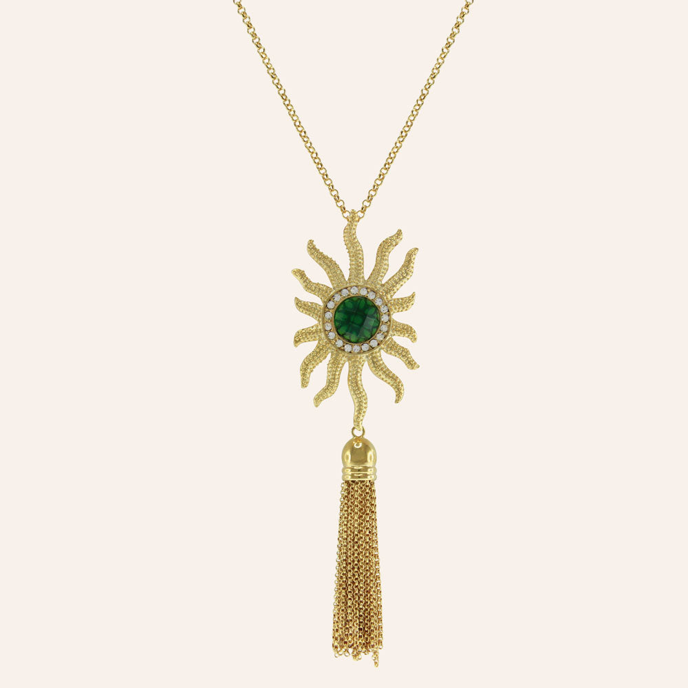 "Sole" Tassel Necklace