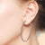 “The Grand” 18K Rose Gold Plated Pave Crystal Inside-outside Hoop Earrings