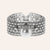 "Lustrous Glam" Single Pearl Pear Crystal Thin Bracelet
