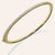"Pure Elegance" 1 Row Pave Crystal Hinged Bangle Bracelet