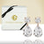 “Charlotte” 14ct Round and Pear Cut Drop Earrings