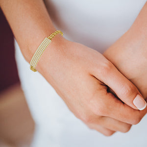 "Legacy Delight" 4.9 ctw Pave ID Curb Link Bracelet More Colors
