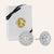 "Majesty Bloom" 7.8ctw Baguette Circle Cluster Stud Earrings