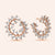 "Bella Baguette" 6.0ctw Baguette Circle Shape Earrings More Colors