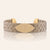 "Exotic Amulet"  Micro-Pave Genuine Leather Adjustable Cuff