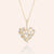 "Take my Heart Away" 2.5CTW Baguette Cluster Pendant Necklace