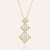"Hierarchy Delight" 2.6CTW Baguette Graduated Diamond Shape Pendant Necklace