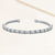 "Simply Stated" 4.2 CTW Baguette Linear Adjustable Cuff