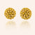 "Full Bloom" Handcrafted Crochet Faceted Beaded Crystal Post Earrings