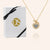 "Hearts Collide" 1.8CTW Pave Pendant Necklace - Sterling Silver / Gold Vermeil