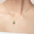 "Hearts Collide" 1.8CTW Pave Pendant Necklace - Sterling Silver / Gold Vermeil