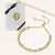 "Destiny" Bezel Set Turquoise Pull Tie Bracelet