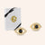 "Inner Strength" 1CTW Sterling Silver Pave Evil Eye Stud Earrings