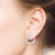 "Ice Queen" 7.6CTW Mixed-cuts 0.77" Front Back Earrings