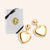 "So Charming" High Polished Heart Dangle Earrings