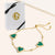 "Trinity" 2.2CTW Hearts & Bezel Set Stones Pull-Tie Bracelet