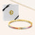 "Festival" 0.3CTW Bezel Set Princess Cut Rainbow Bangle Bracelet