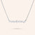 "Lilliana" 1.3CTW Mixed-cuts Bar Pendant Necklace