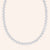 "Paige" 19.2CTW Marquise Cut Statement Tennis Necklace - Includes Extender