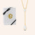 "Lucy" 6.4CTW Prong-set Pear Cut "Y" Design Necklace