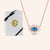 "Clairvoyance" 2.1CTW Baguette Evil Eye Pendant Necklace