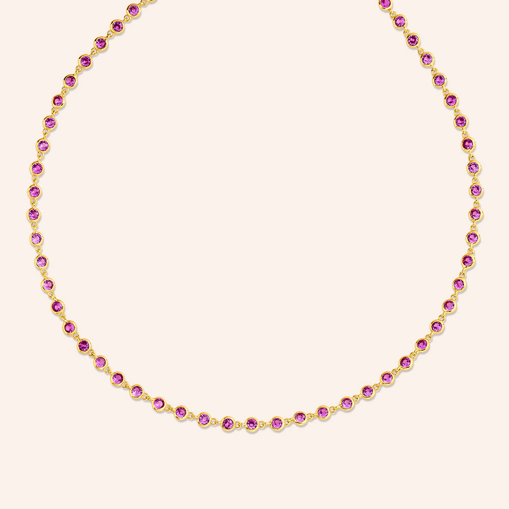 "Brielle" 10.9CTW Diamonds by the Yard Necklace