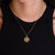 "Mix it up" 0.8CTW Round Cut Opal Pave Pendant Necklace