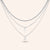 "Divine" Set Of Three Cross & Curb Chain Layering Necklaces