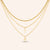 "Divine" Set Of Three Cross & Curb Chain Layering Necklaces