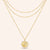 "Reagan" Star Medallion Pendant Layered Necklace