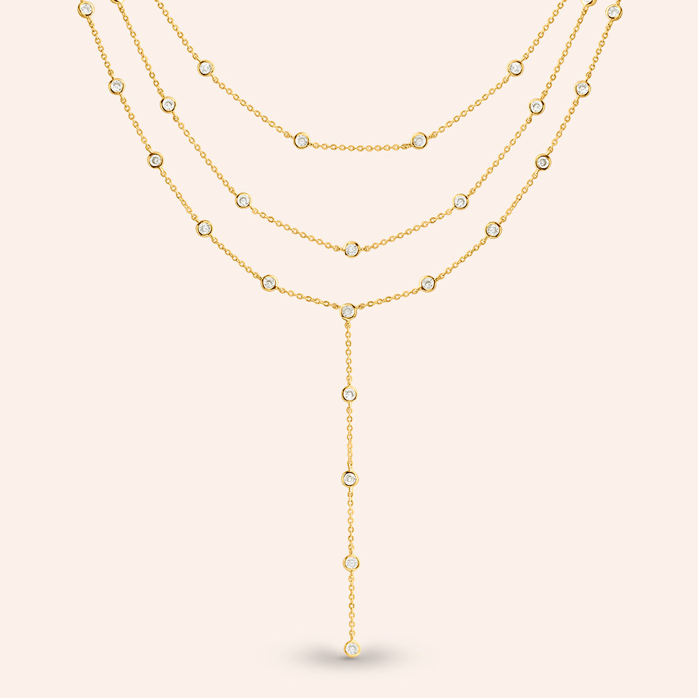 ◇DNSR◇ D layered necklace Arianna