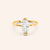 "Only You" 2.8CTW Marquise Cut Solitaire Ring Gold