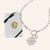 "Navigator" Multi Charm Thin Link Chain 18" Necklace Set - Compass & Drop Charms