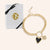 "Most Loyal Friend" Multi Charm Curb Chain Bracelet - Heart & Pow Charms