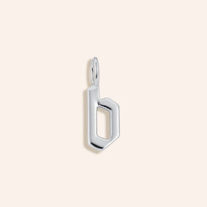 "Century" High Polished Initial Charm