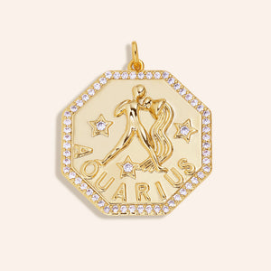 "Astro" Zodiac Medallion Charm